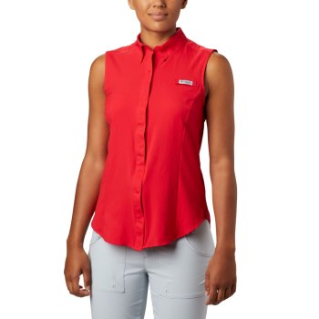 Dámské Košile Columbia PFG Tamiami Sleeveless Červené VTGYZD375